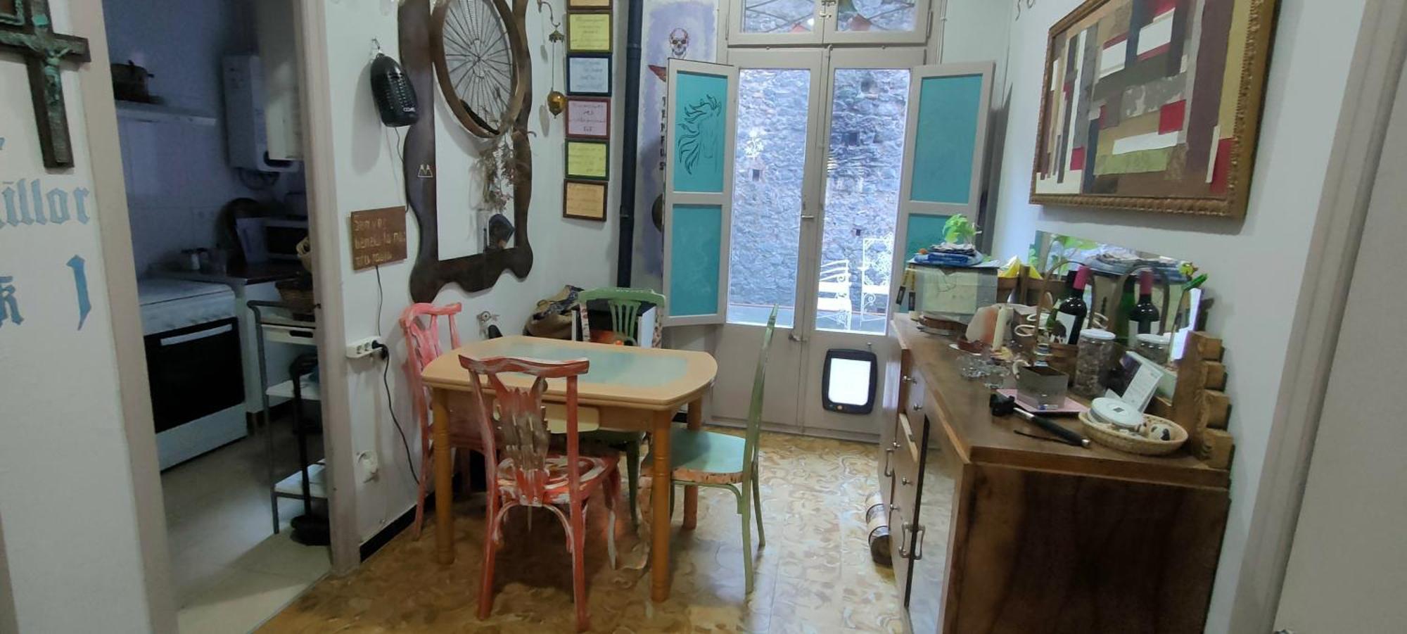 Apartament Volca Aiguanegra Sant Joan les Fonts Esterno foto